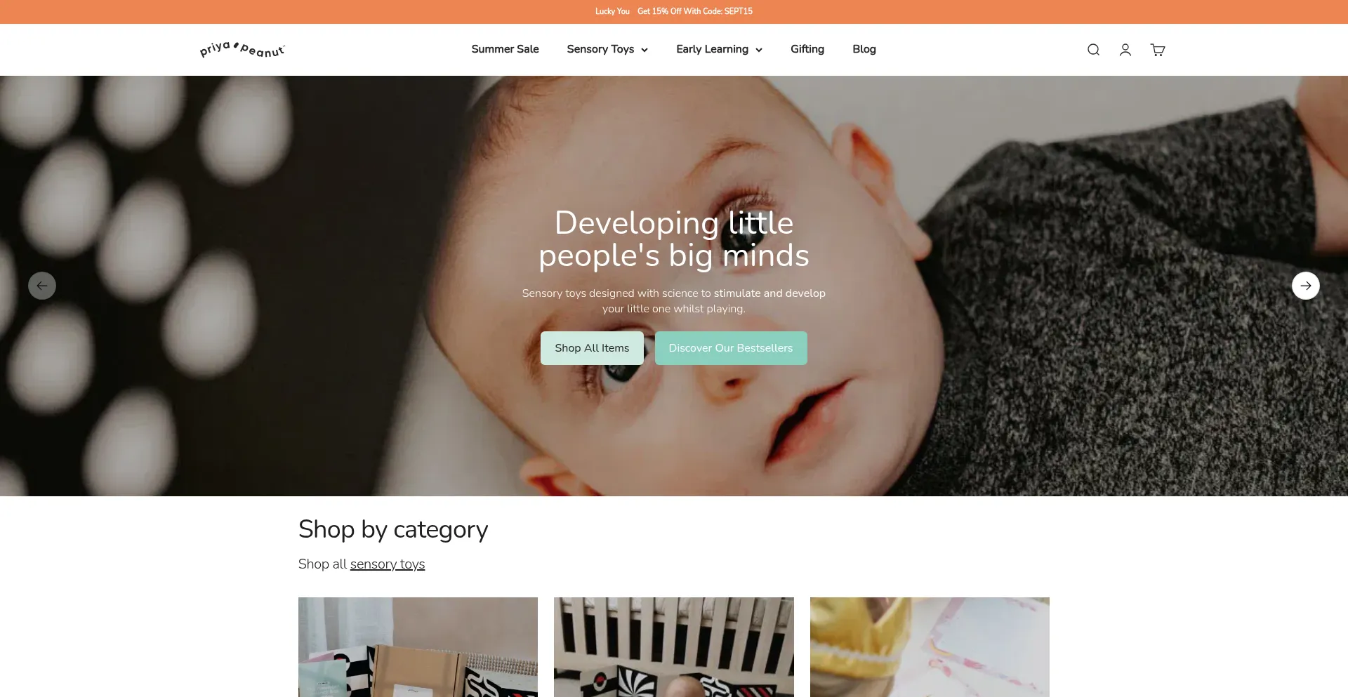 Priyaandpeanut.com Screenshot