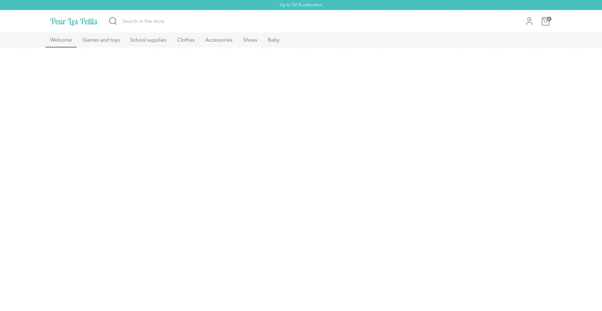 Website screenshot of Prlespetits.com