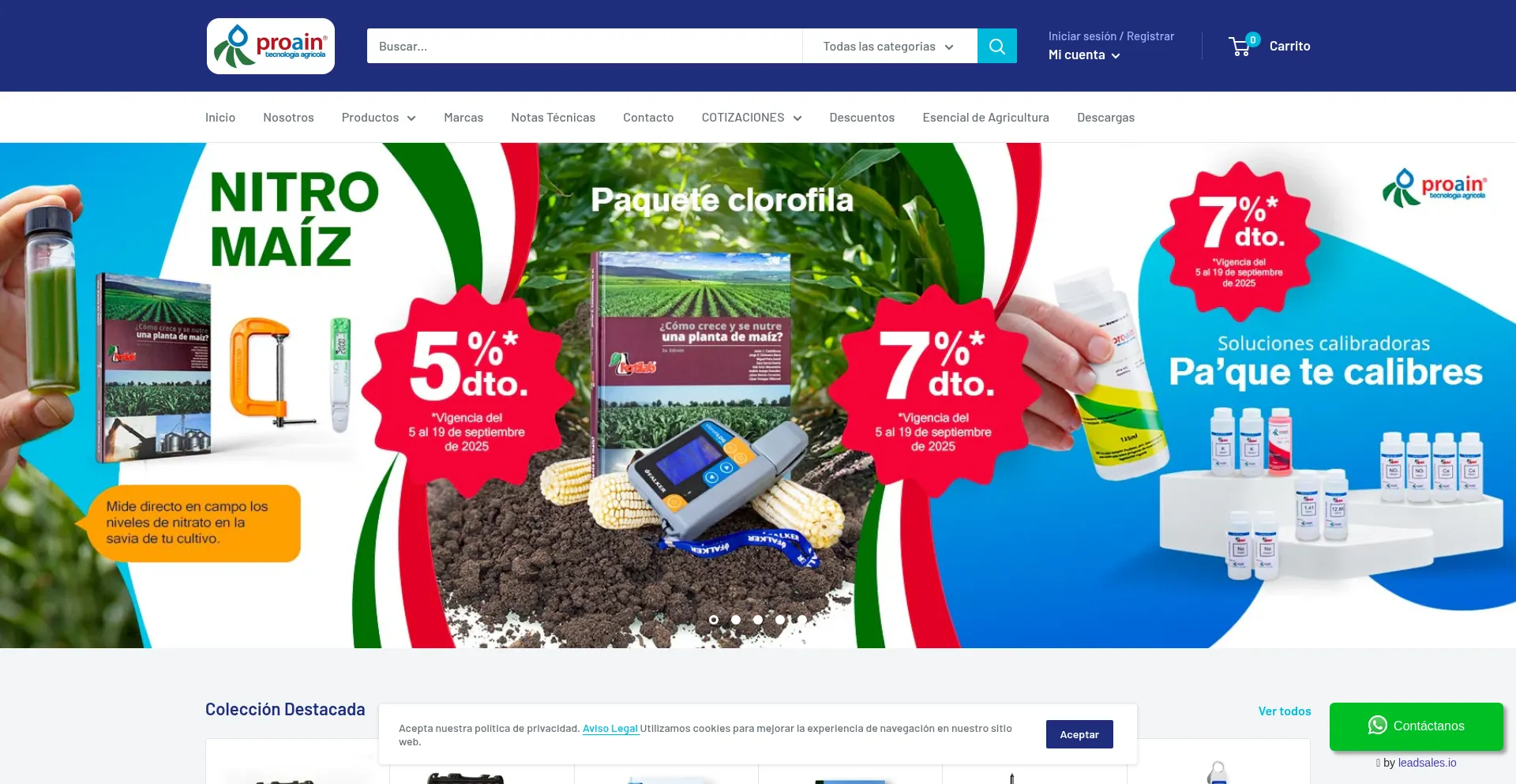 Proain.com Screenshot