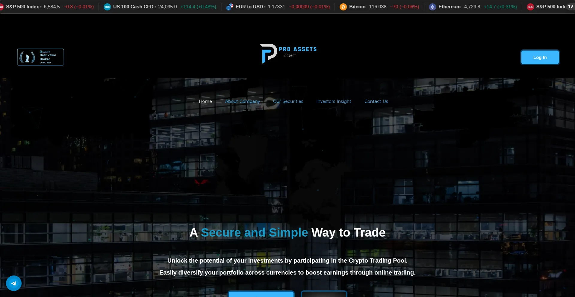 ¿És Seguro y Confiable Proassetlegacy.com?