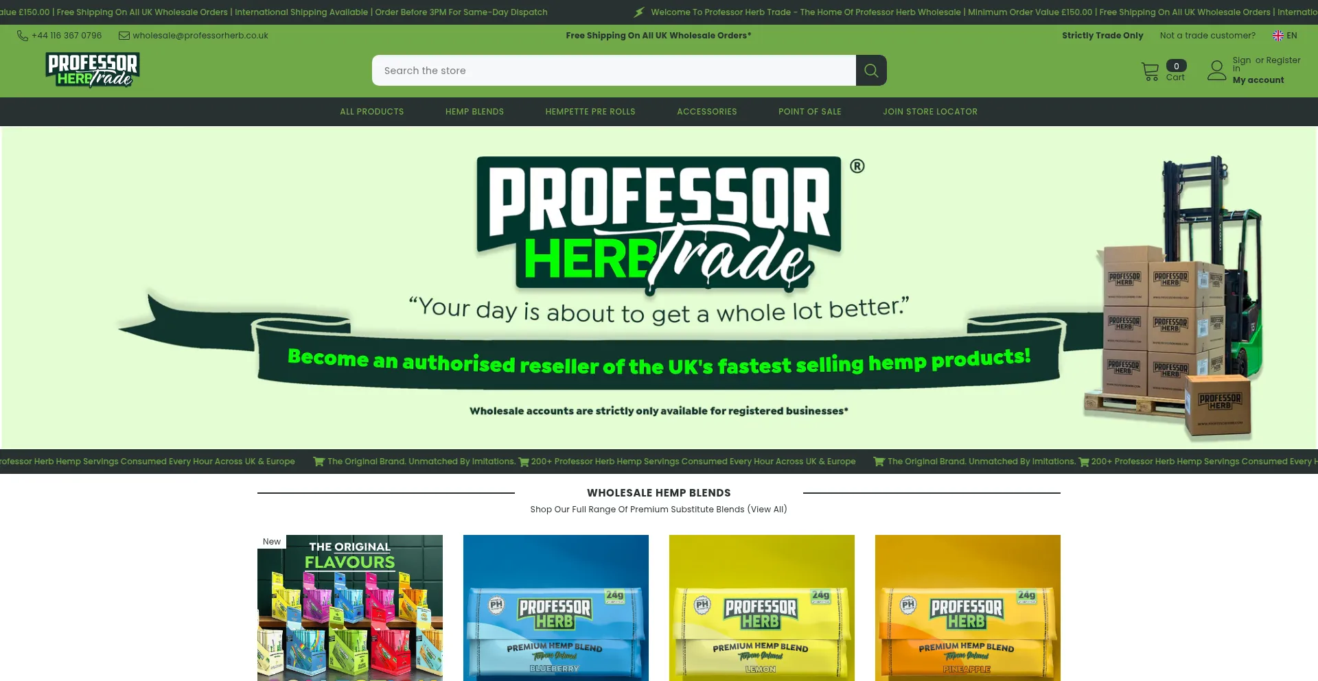 ¿És Seguro y Confiable Professorherb.trade?