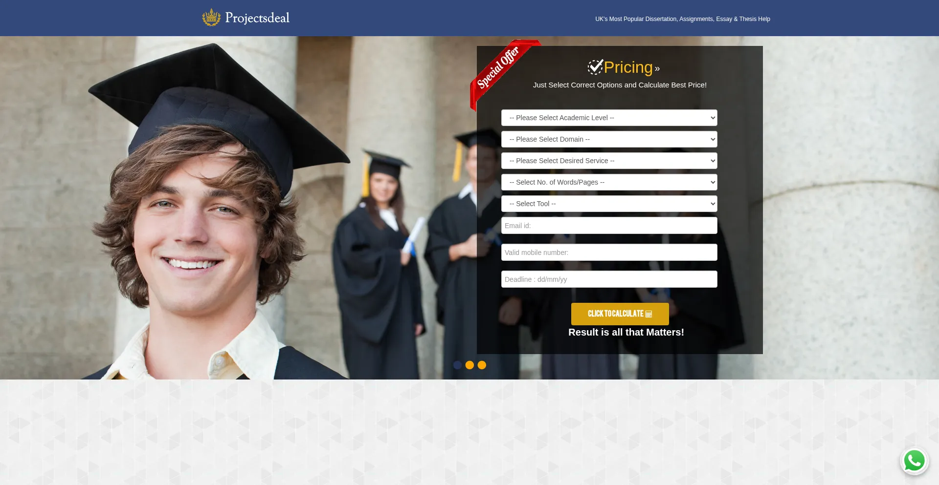 ¿És Seguro y Confiable Projectsdeal.com?
