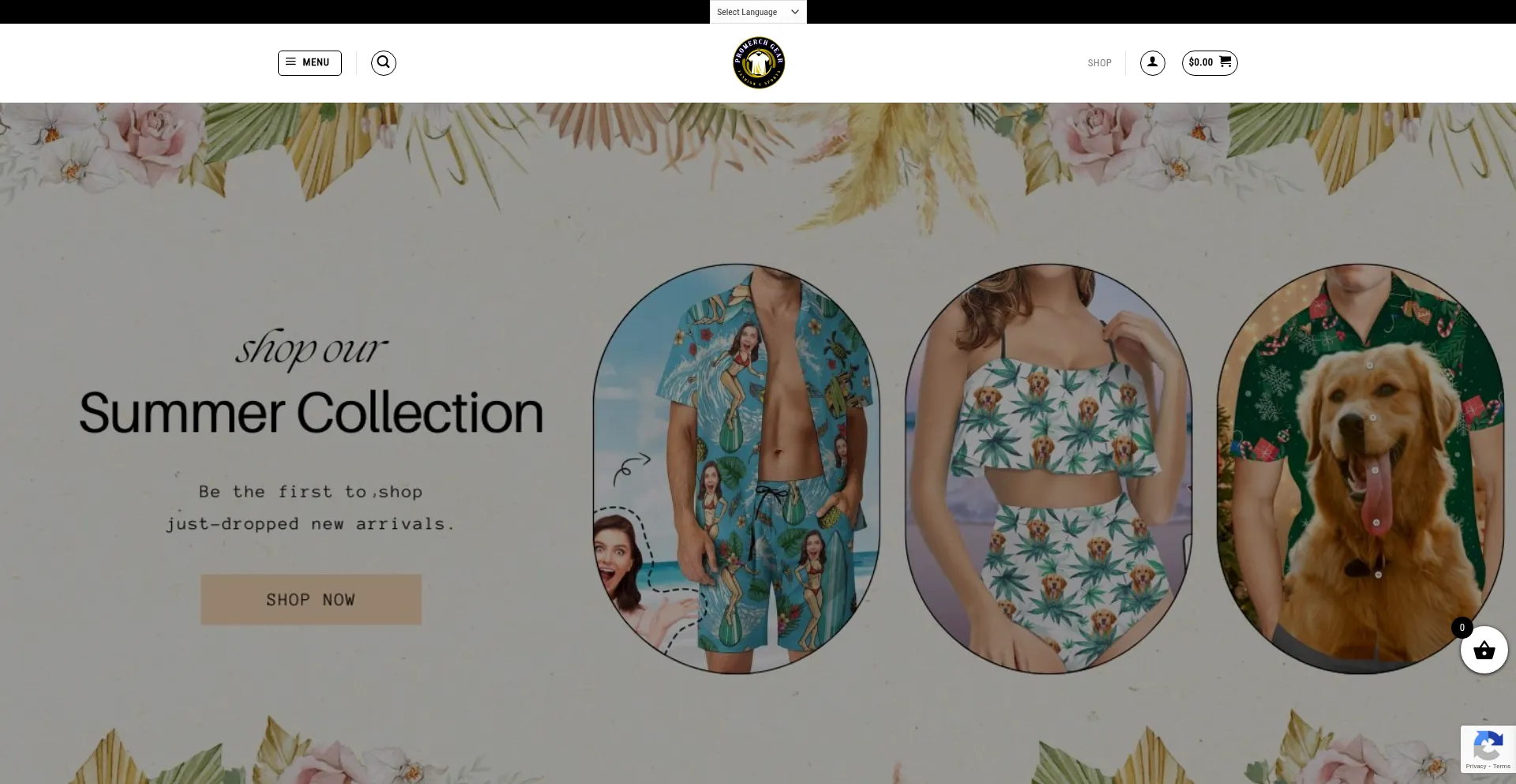 Website screenshot of Promerchgear.us