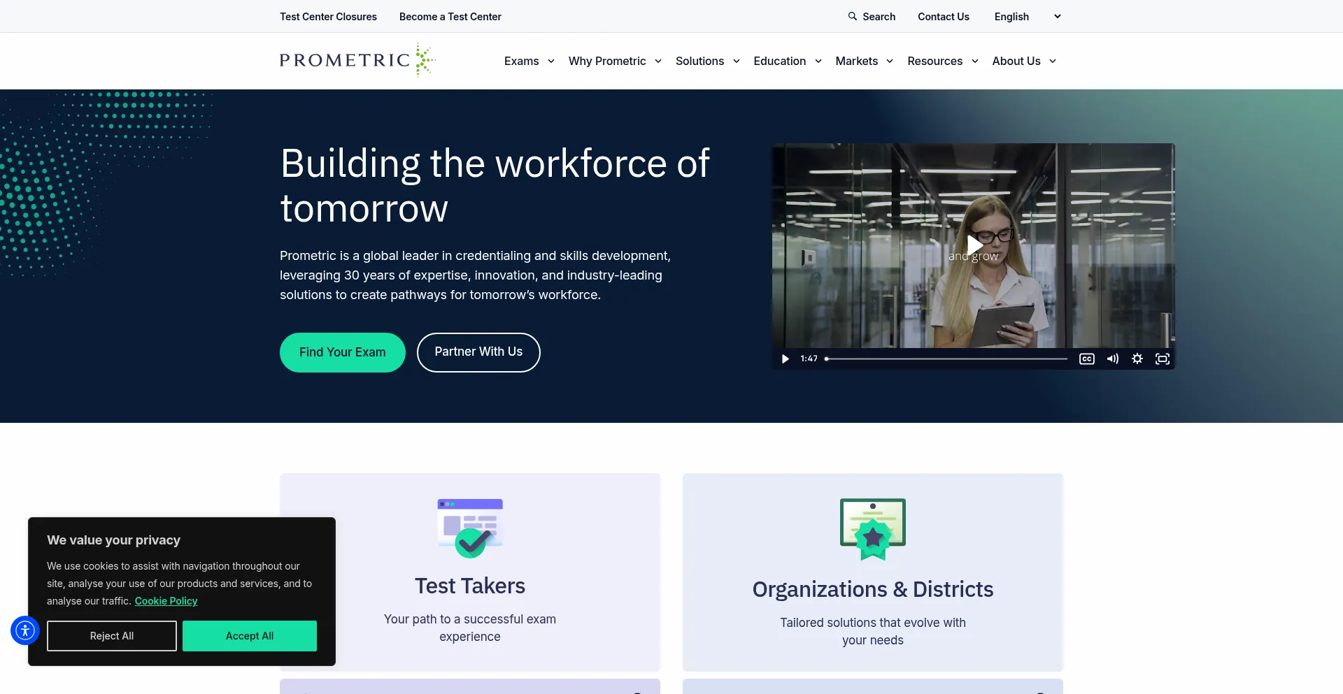 ¿És Seguro y Confiable Prometric.com?