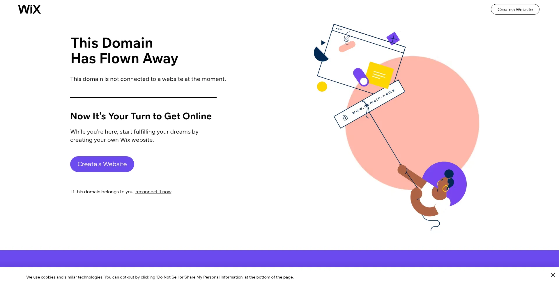 Website screenshot of Promptworld.in