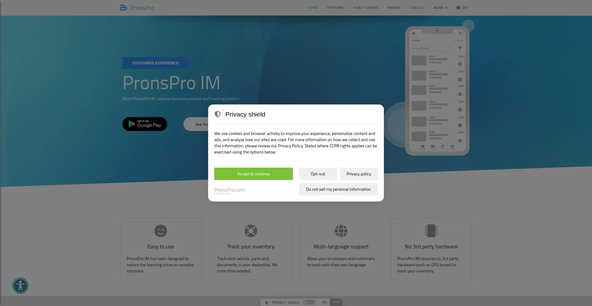 ¿És Seguro y Confiable Pronspro.com?