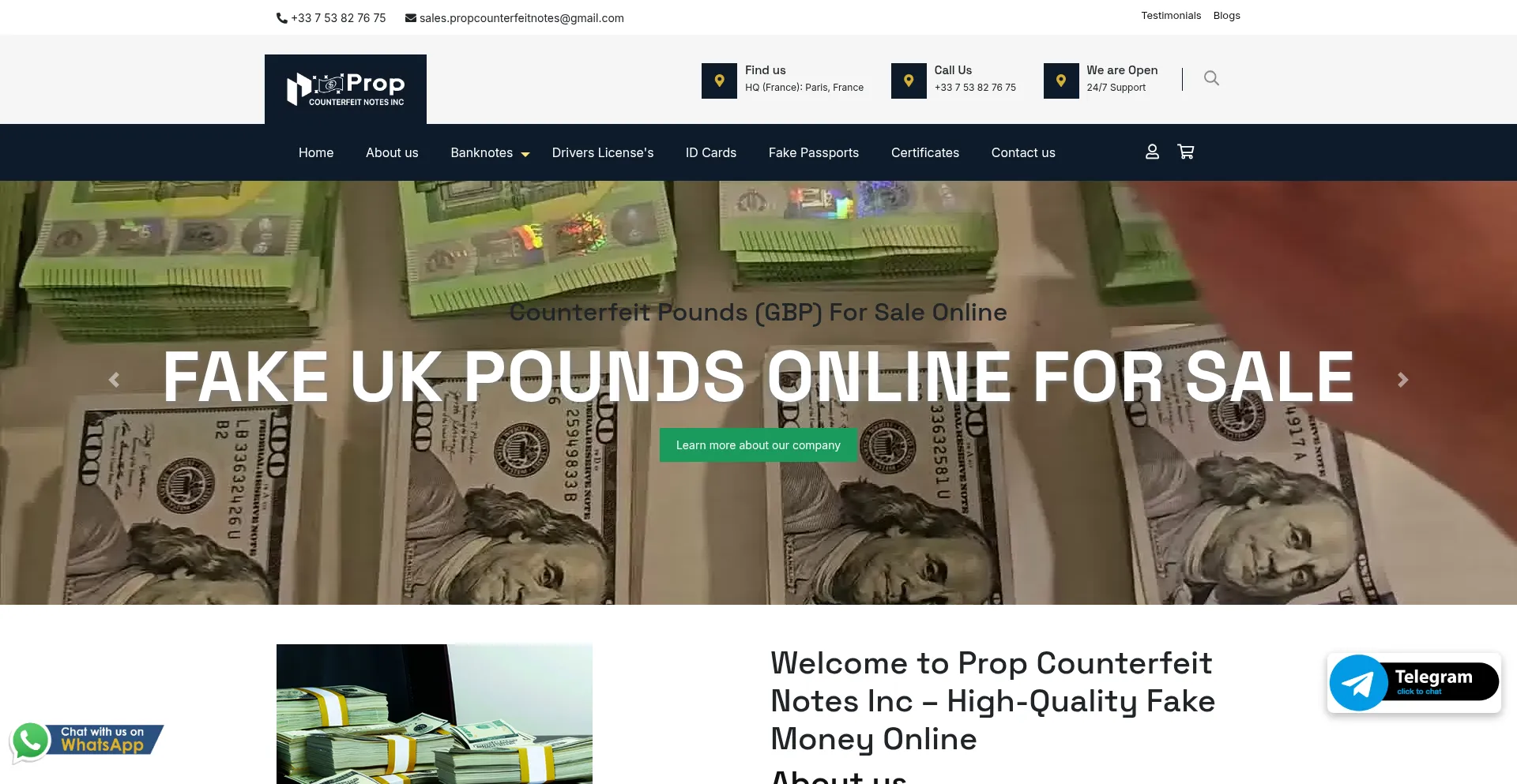 Propcounterfeitnotes.com