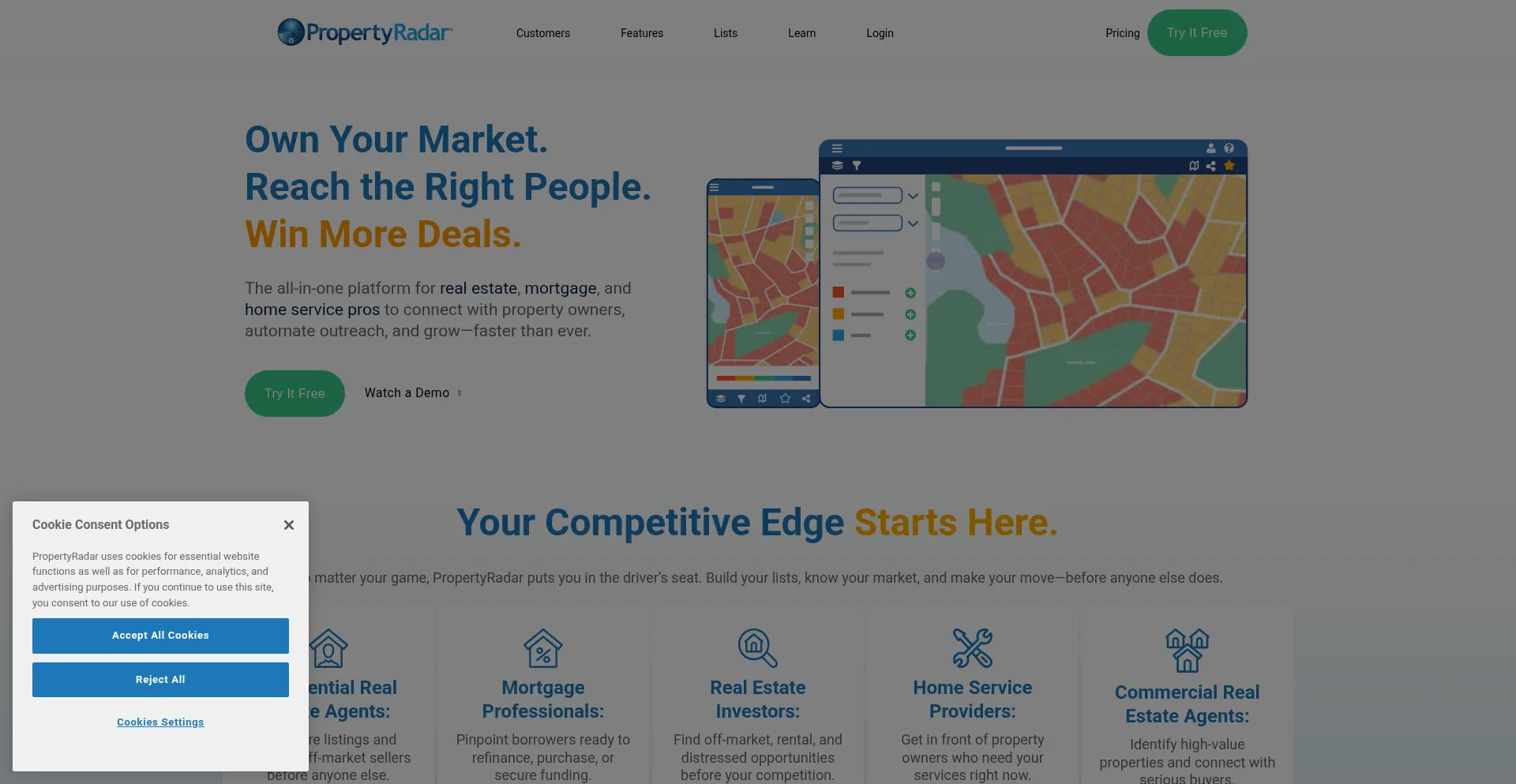 ¿És Seguro y Confiable Propertyradar.com?