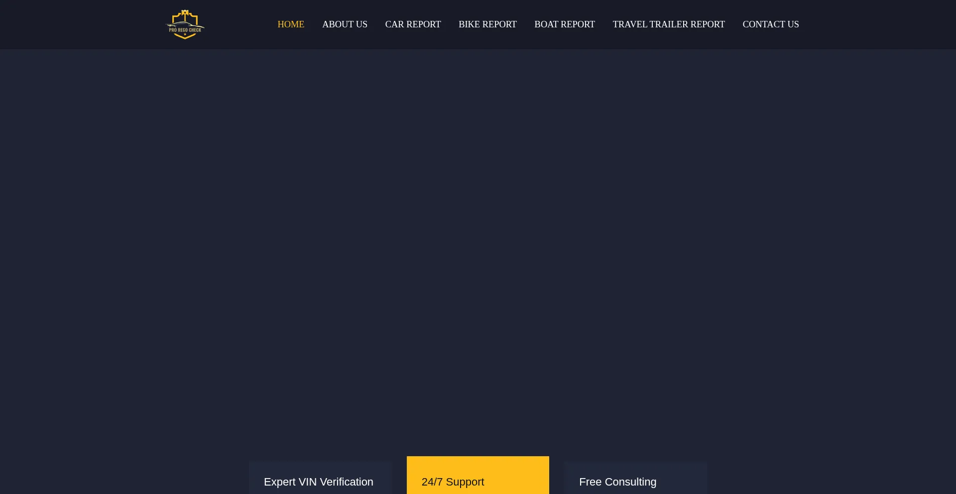 Website screenshot of Proregocheck.com