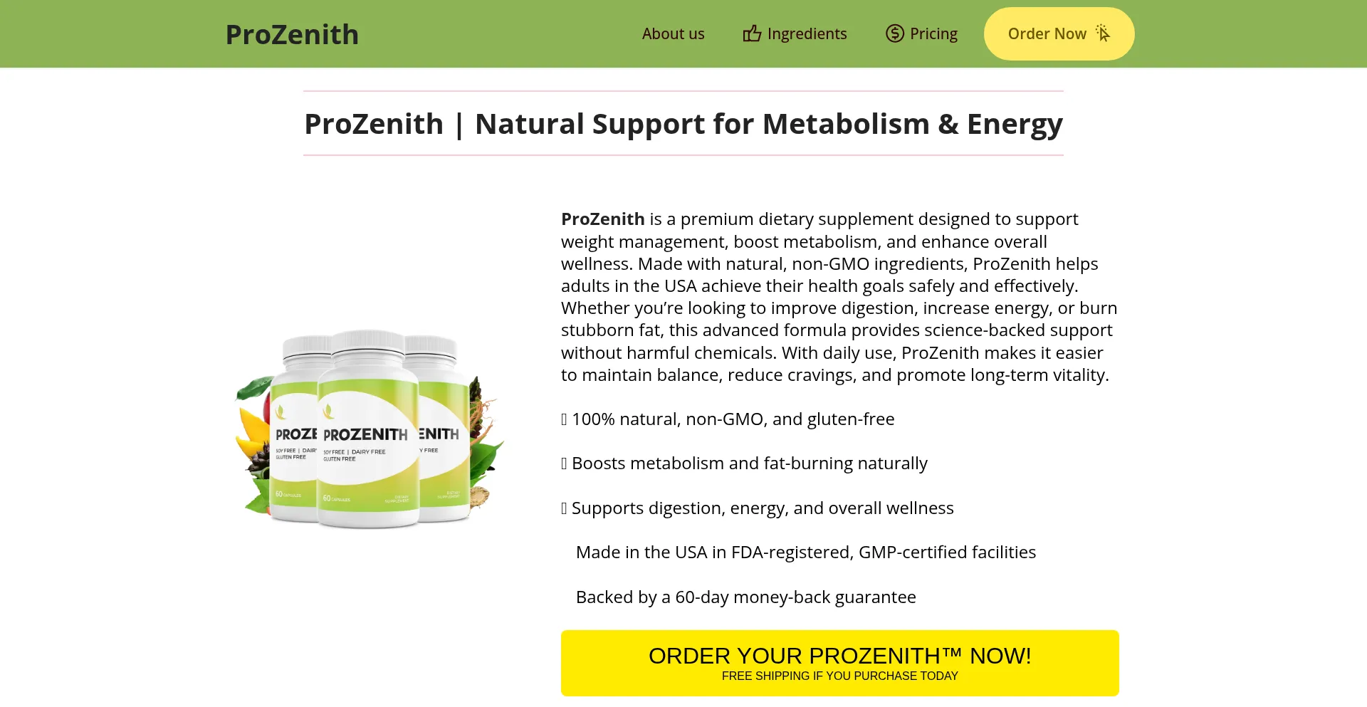 ¿És Seguro y Confiable Prozenieth.com?