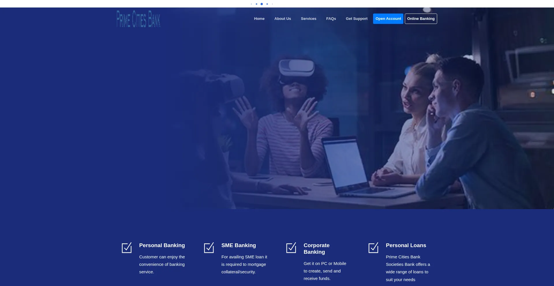 Website screenshot of Psbs.us