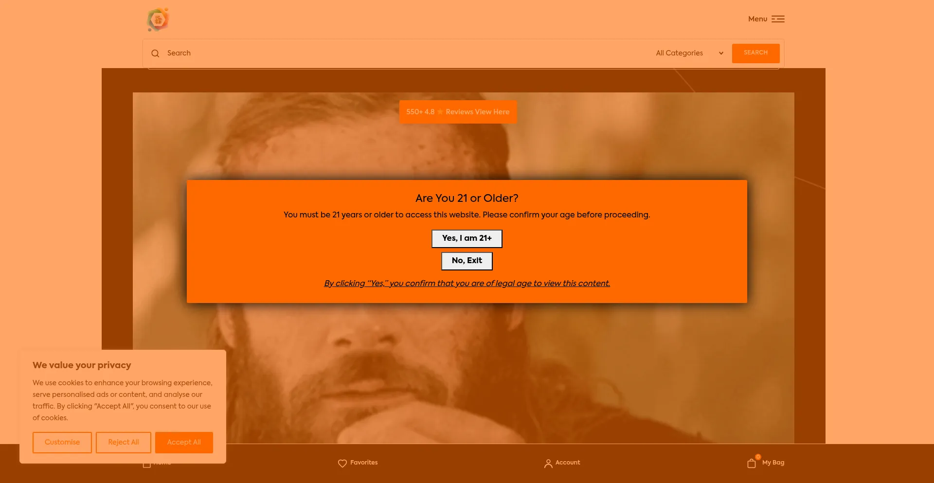 Website screenshot of Psychedelictop.com