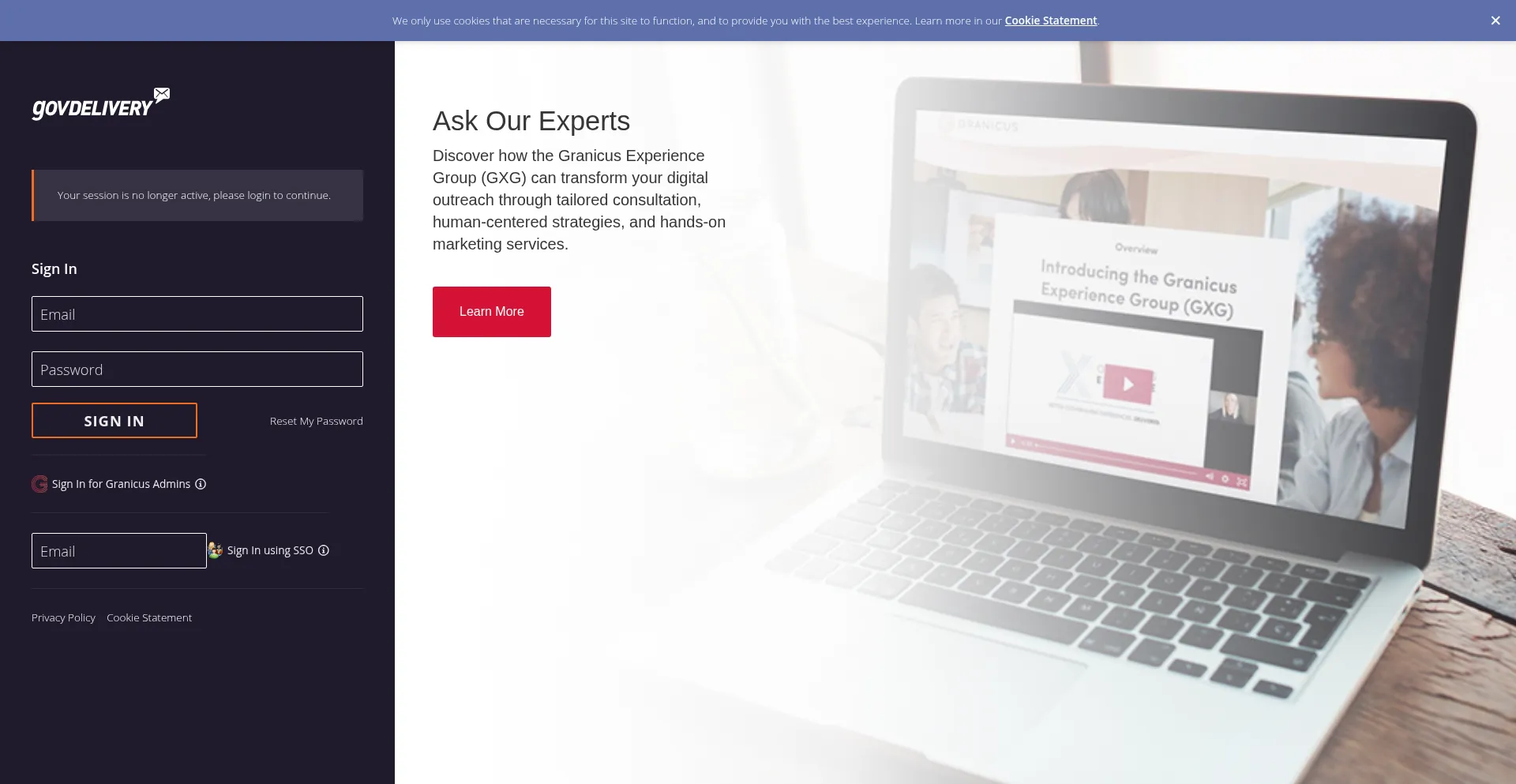 Public.govdelivery.com Screenshot