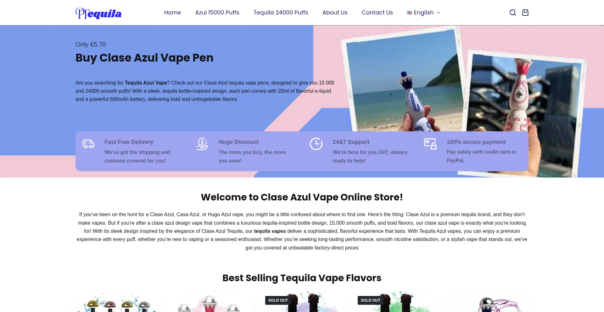 Pufftequila.com Screenshot
