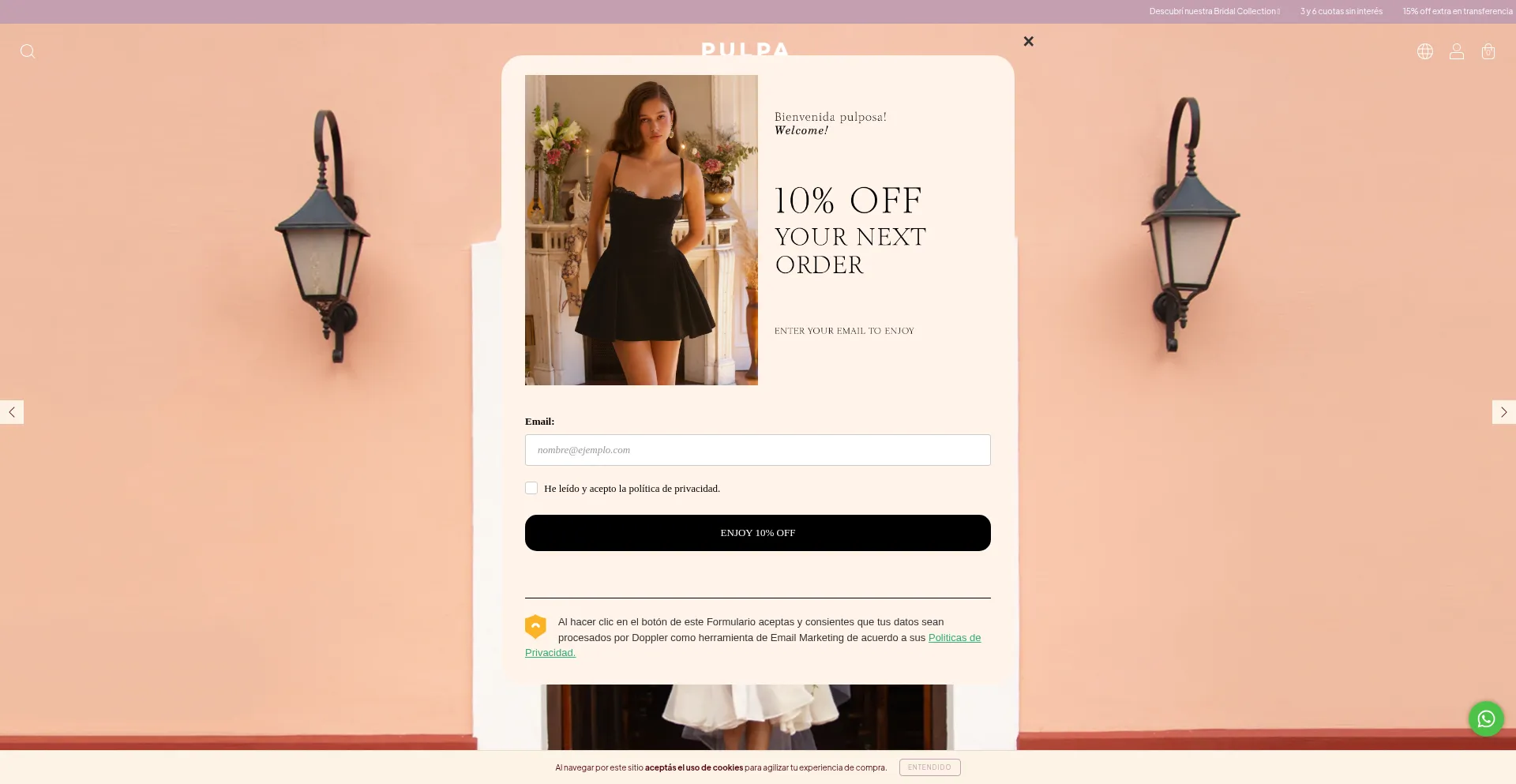 Website screenshot of Pulpa.com.ar