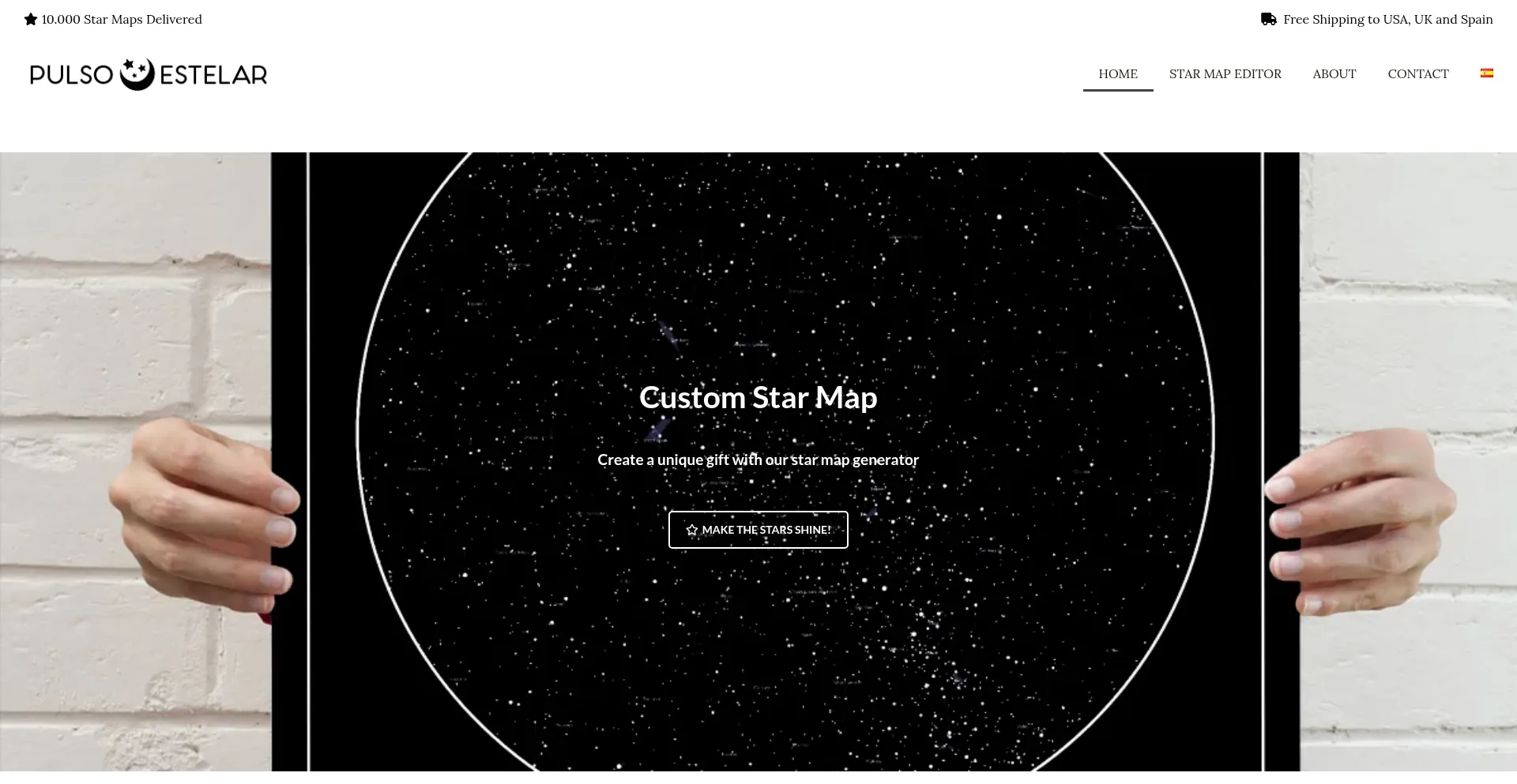 Website screenshot of Pulsoestelar.com