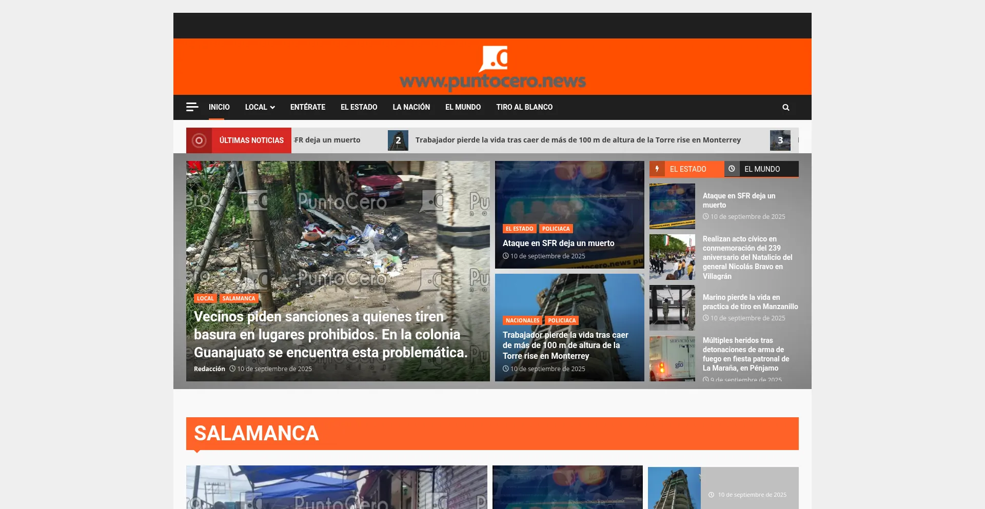 ¿És Seguro y Confiable Puntocero.news?