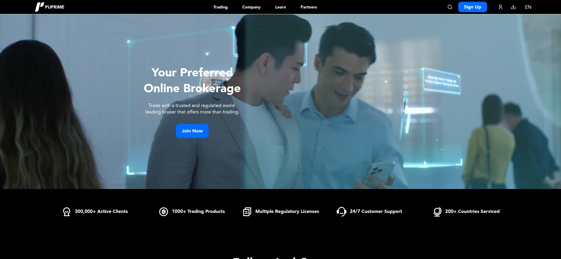 Website screenshot of Puprime.com