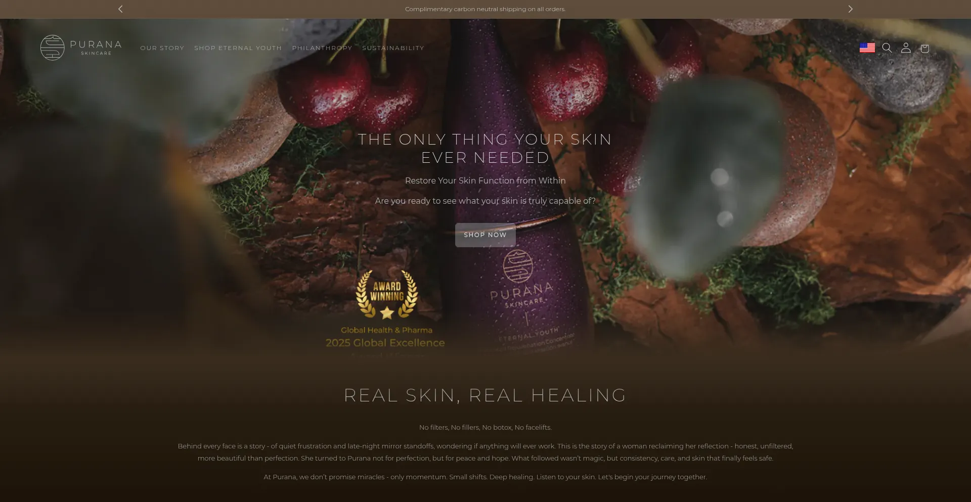 Puranaskincare.com