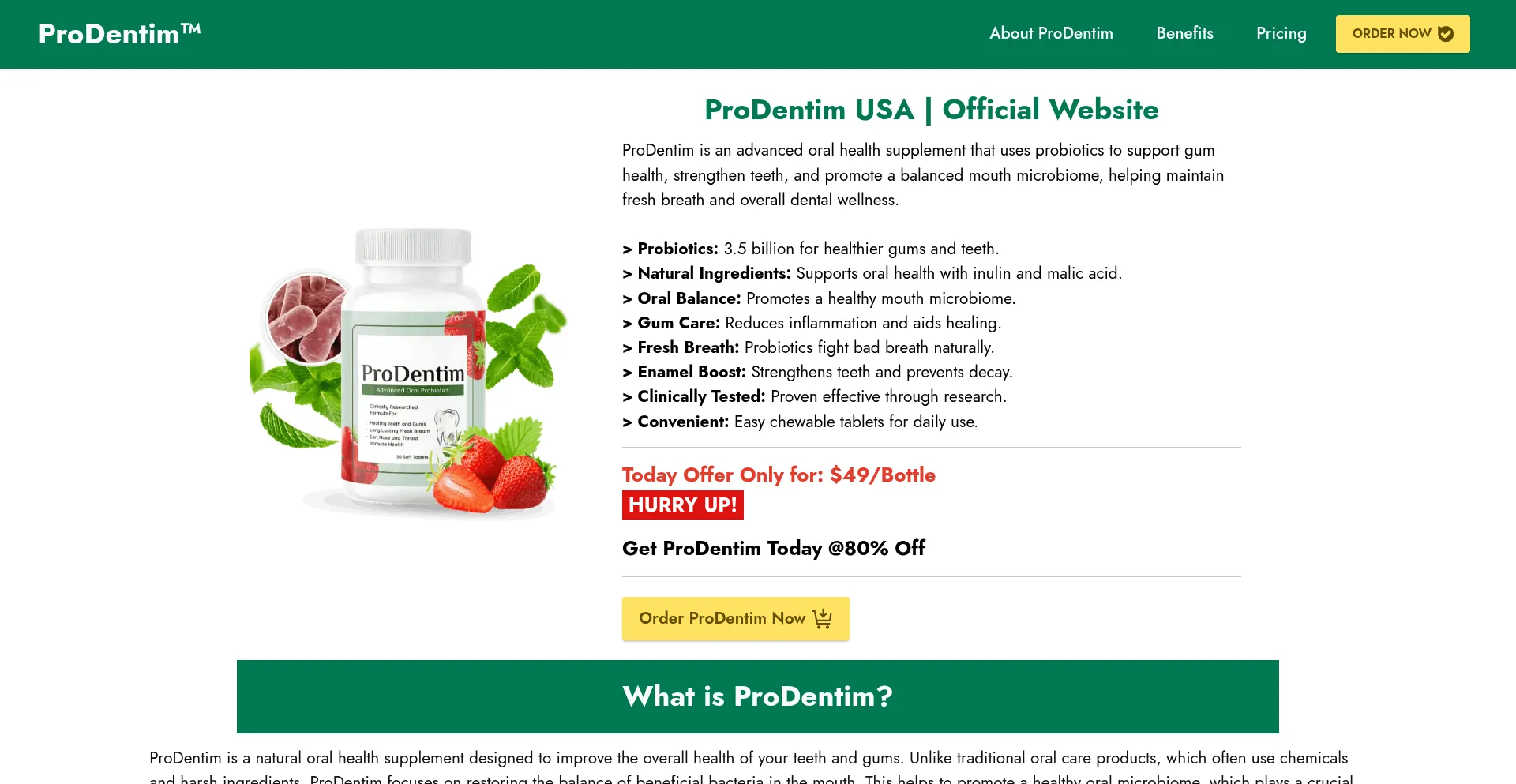 ¿És Seguro y Confiable Purdentix-oralhealth.us?