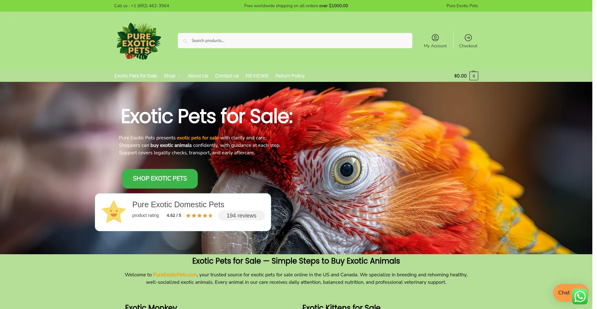 Pureexoticpets.com