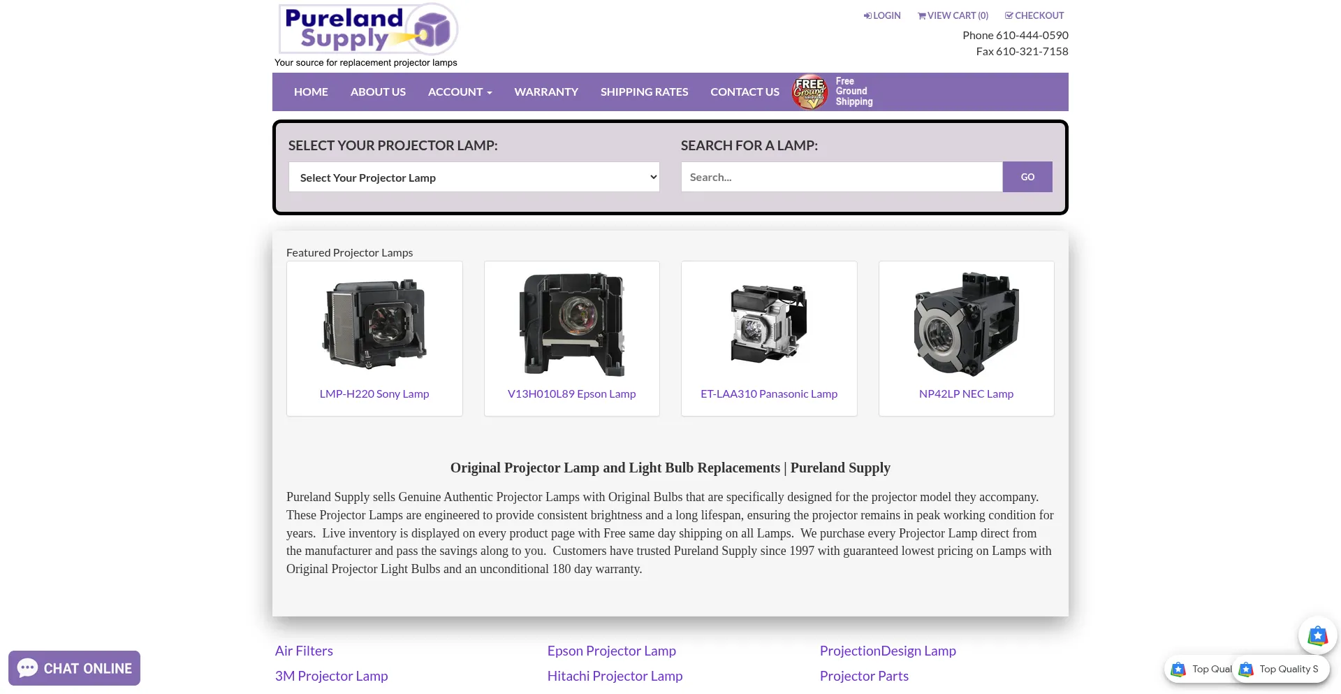 ¿És Seguro y Confiable Purelandsupply.com?