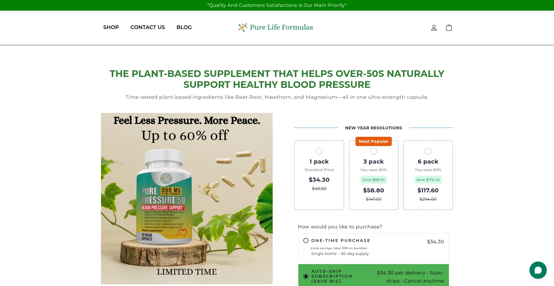 Purelifeformulas.com