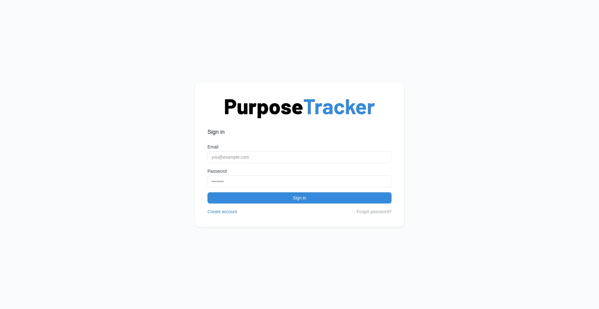 Purposetracker.online