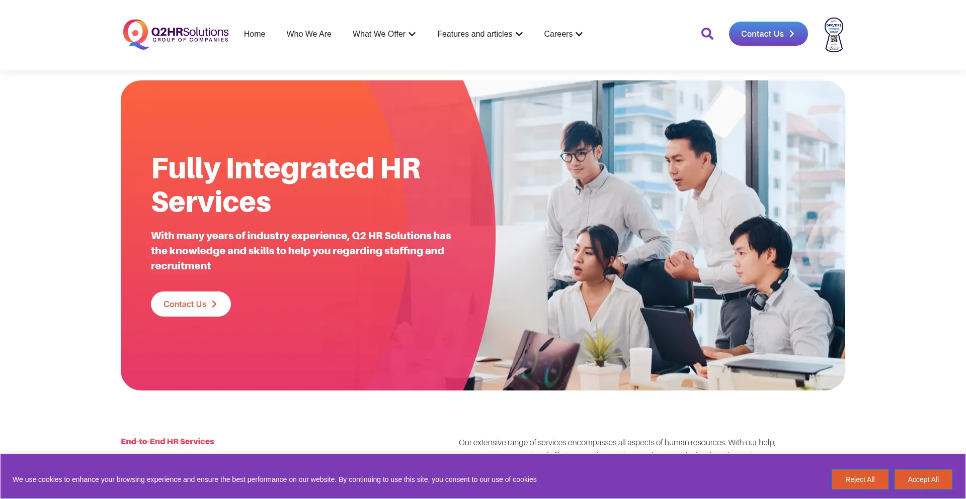 ¿És Seguro y Confiable Q2hrsolutions.com?
