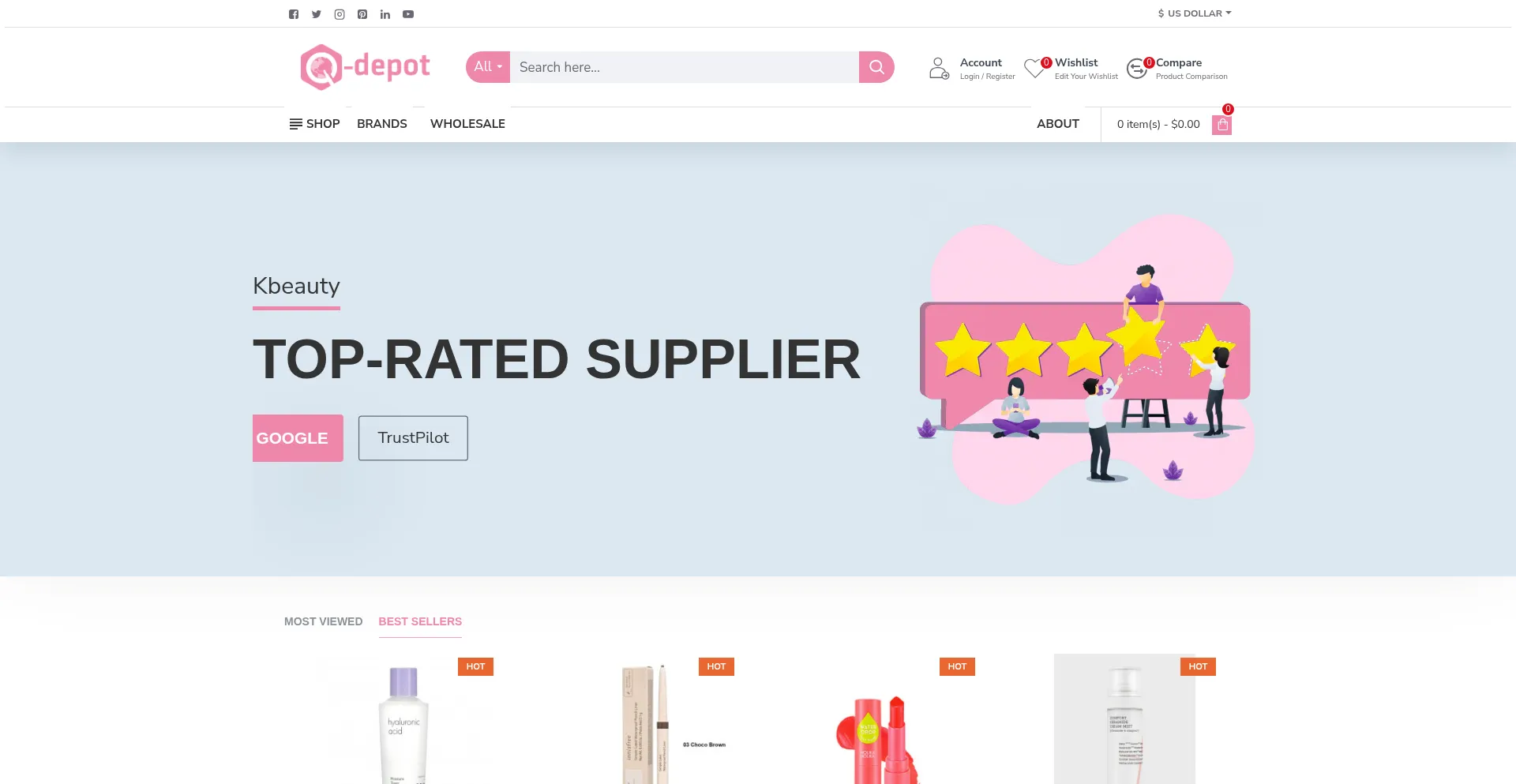 ¿És Seguro y Confiable Q-depot.com?