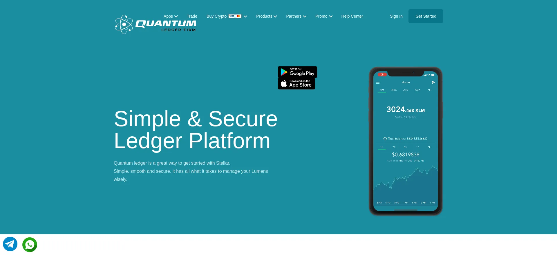 Website screenshot of Qfs-vaultledger.com