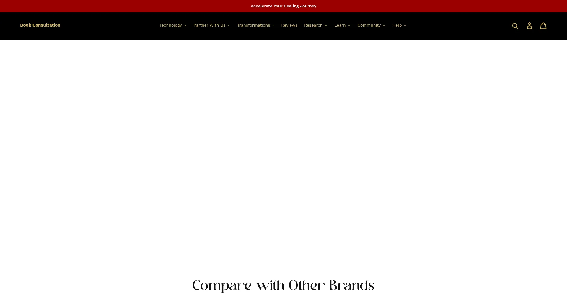 Website screenshot of Qiresonance.com