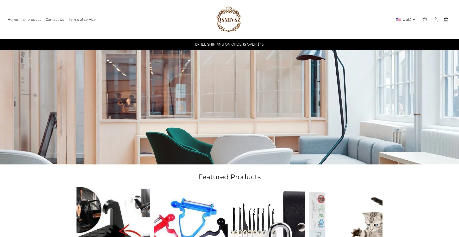 Website screenshot of Qsmivsz.com