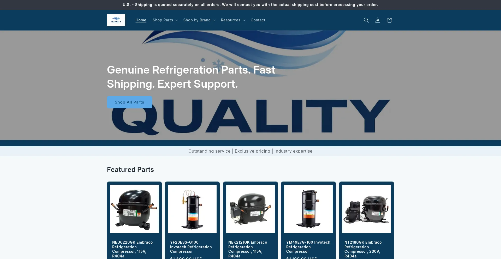 Qualityrefrigerationparts.com