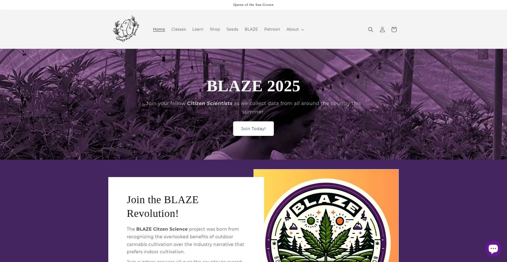 Queenofthesungrown.com