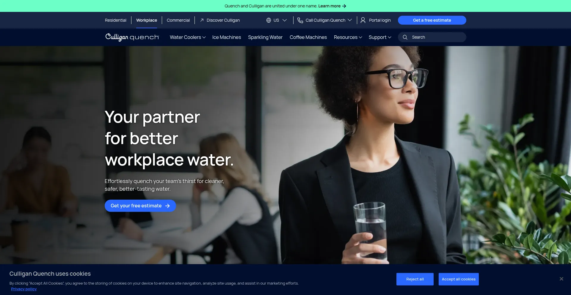 ¿És Seguro y Confiable Quench.culligan.com?