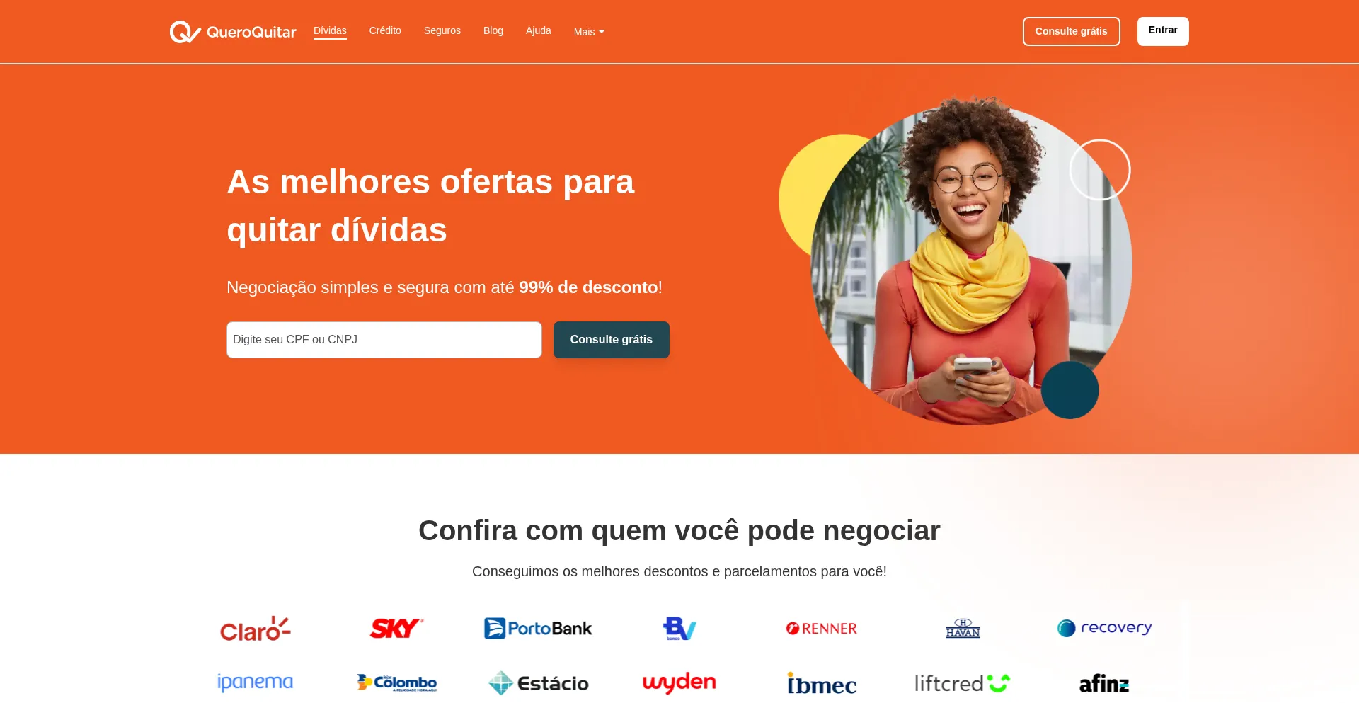 ¿És Seguro y Confiable Queroquitar.com.br?