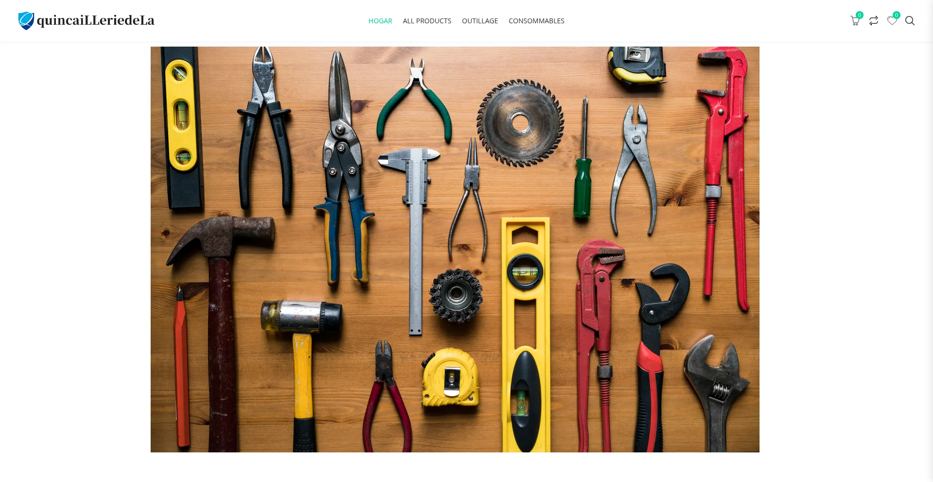 Website screenshot of Quincailleriedelaporte.com