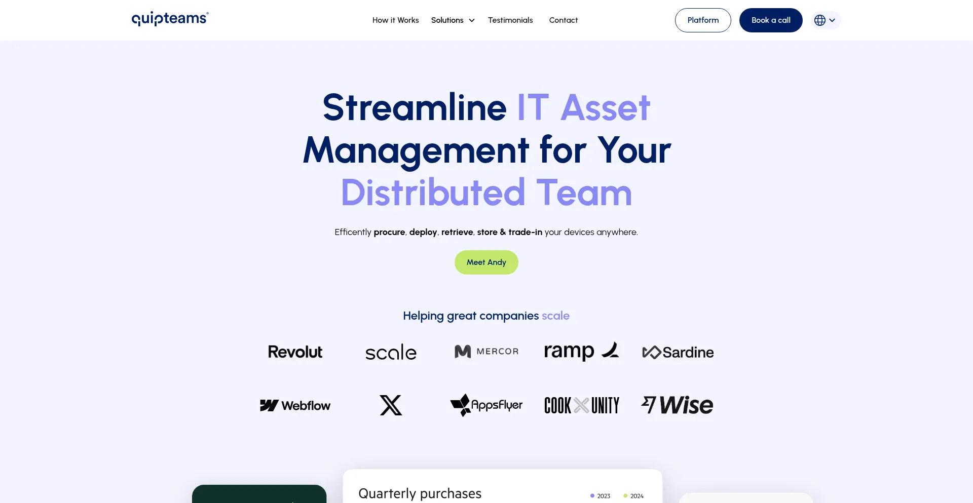 Quipteams.com Screenshot