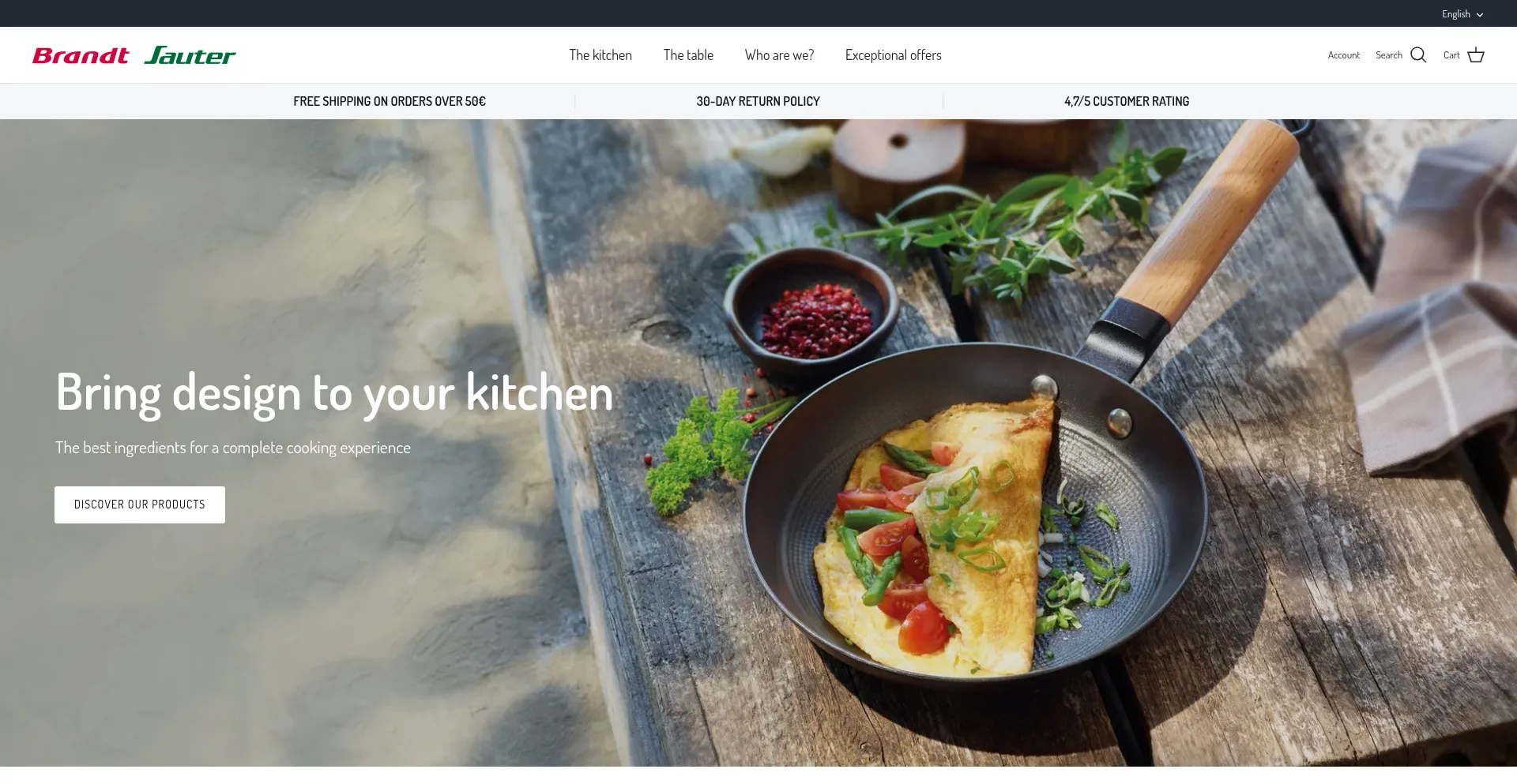 Website screenshot of Qulinartbybrandt.com