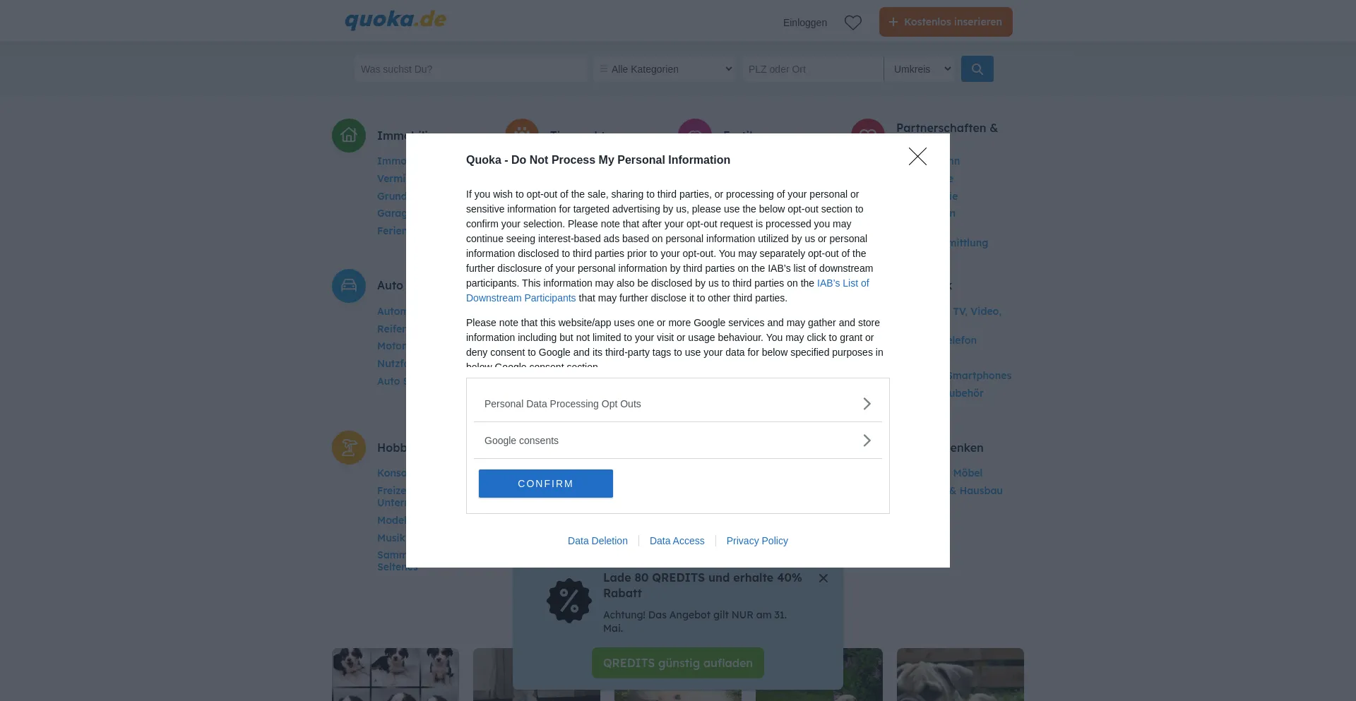 ¿És Seguro y Confiable Quoka.de?