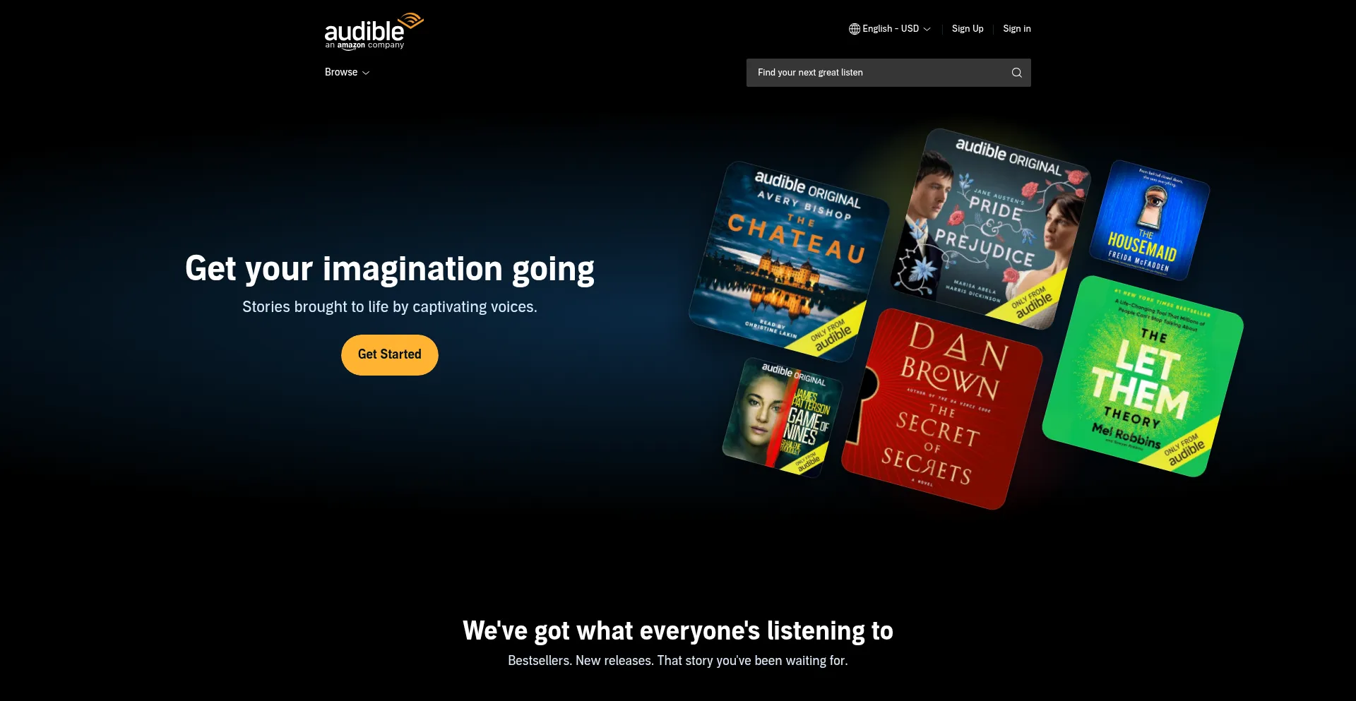R.audible.com Screenshot