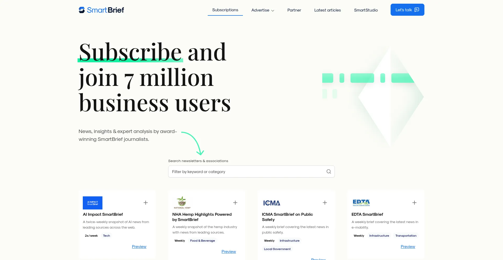 R.smartbrief.com Screenshot