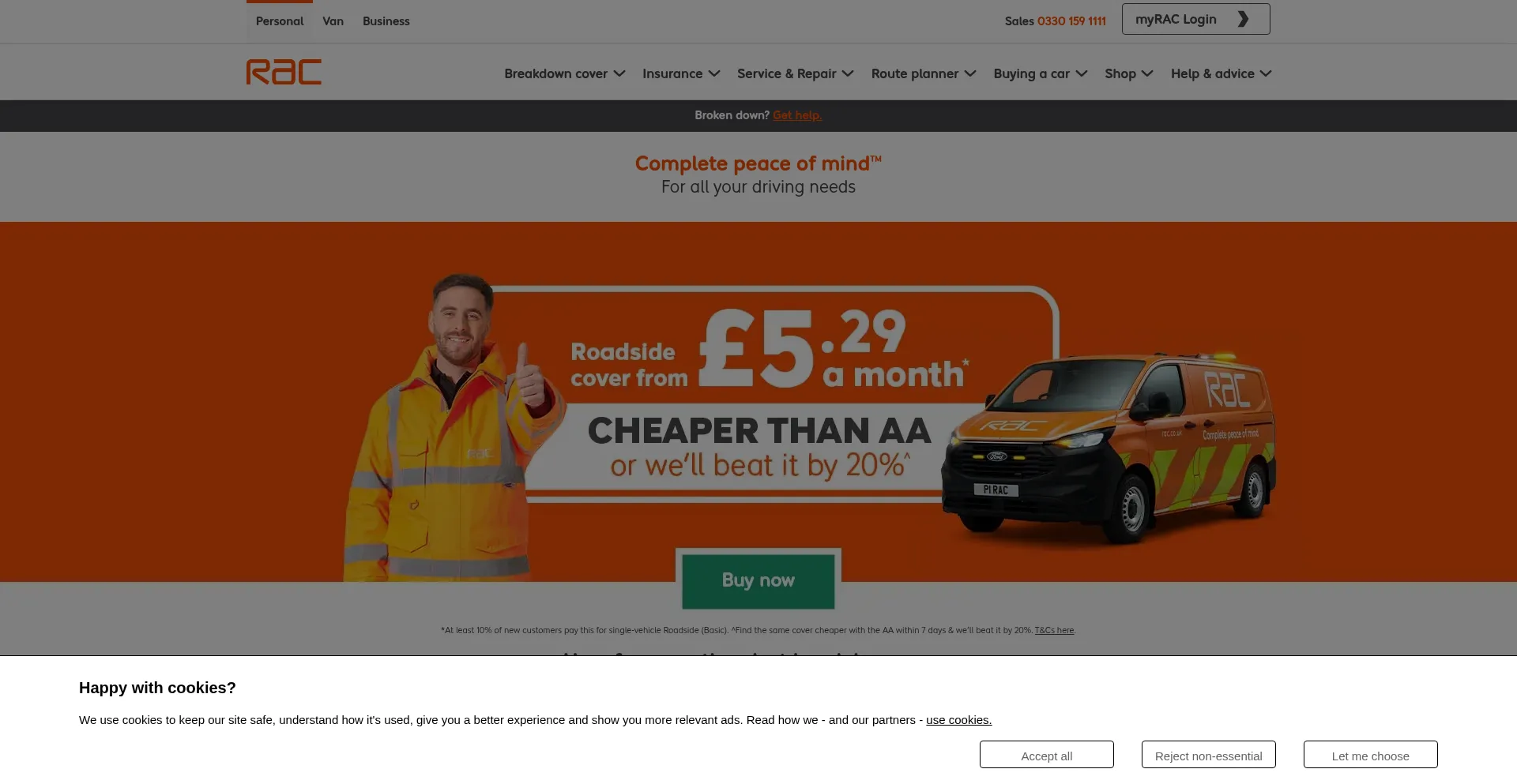 ¿És Seguro y Confiable Rac.co.uk?
