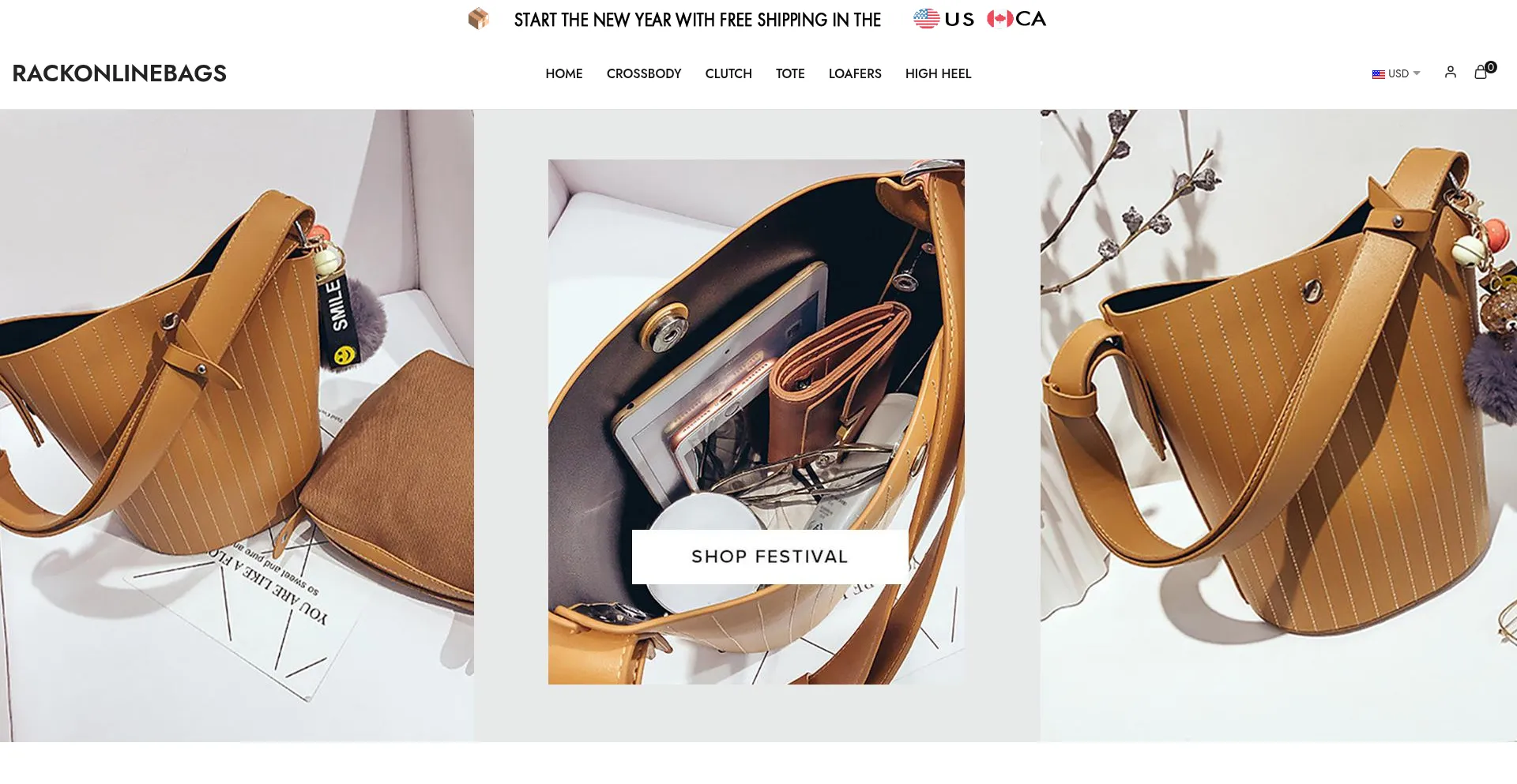 ¿És Seguro y Confiable Rackonlinebags.com?