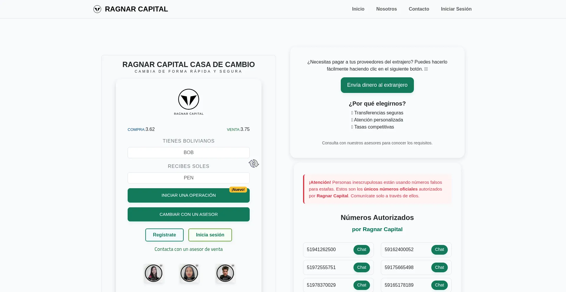 ¿És Seguro y Confiable Ragnarcapital.pe?