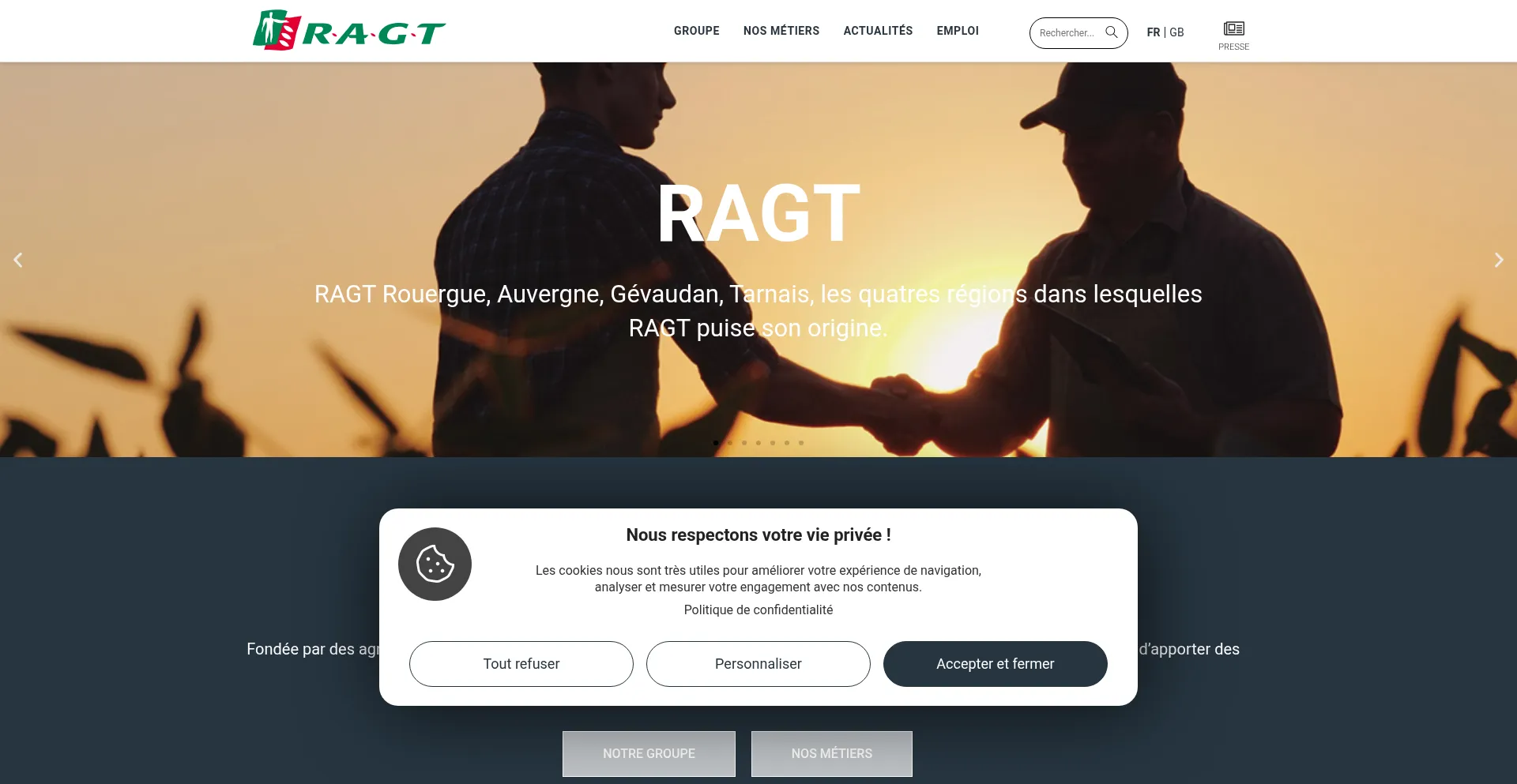 Ragt.fr Screenshot