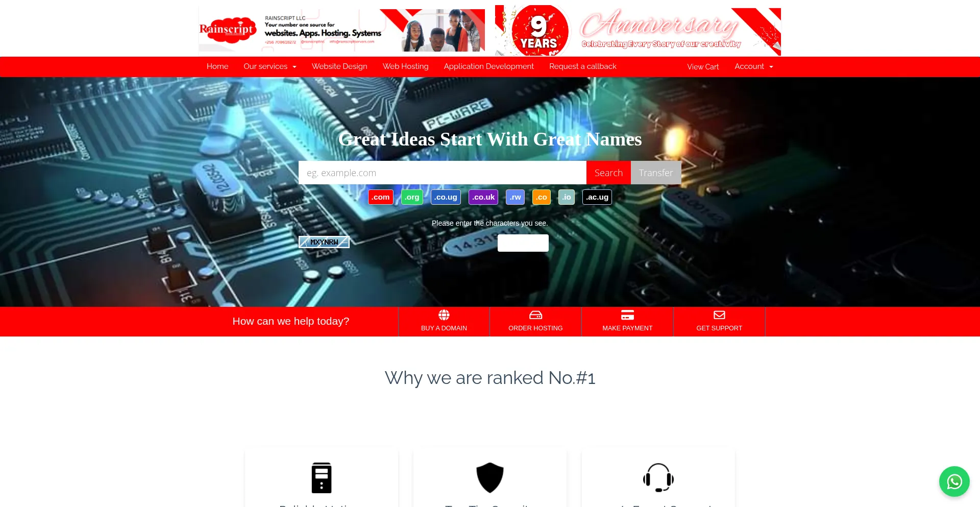 ¿És Seguro y Confiable Rainscriptservers.com?