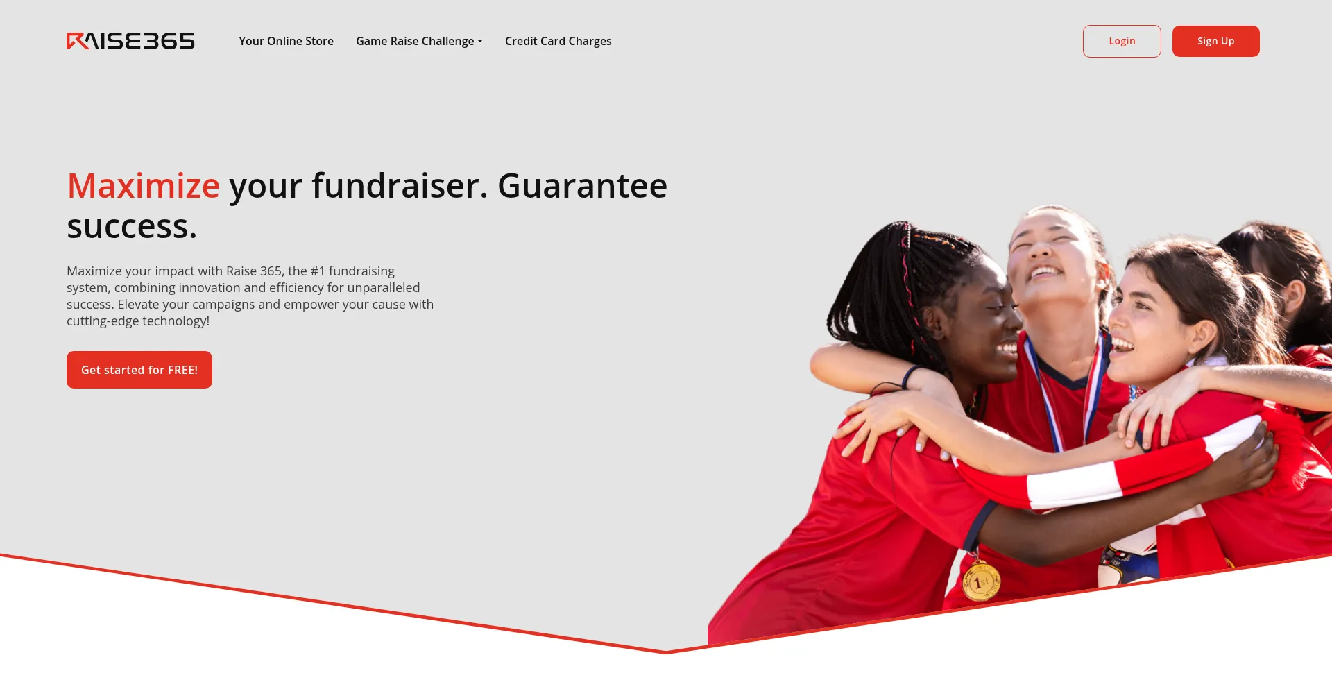Raise-365.com Screenshot