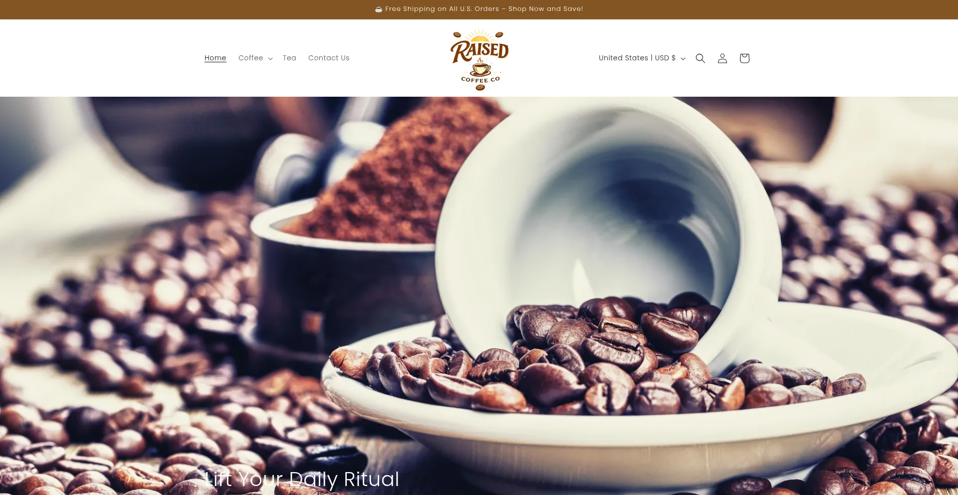 Raisedcoffee.com